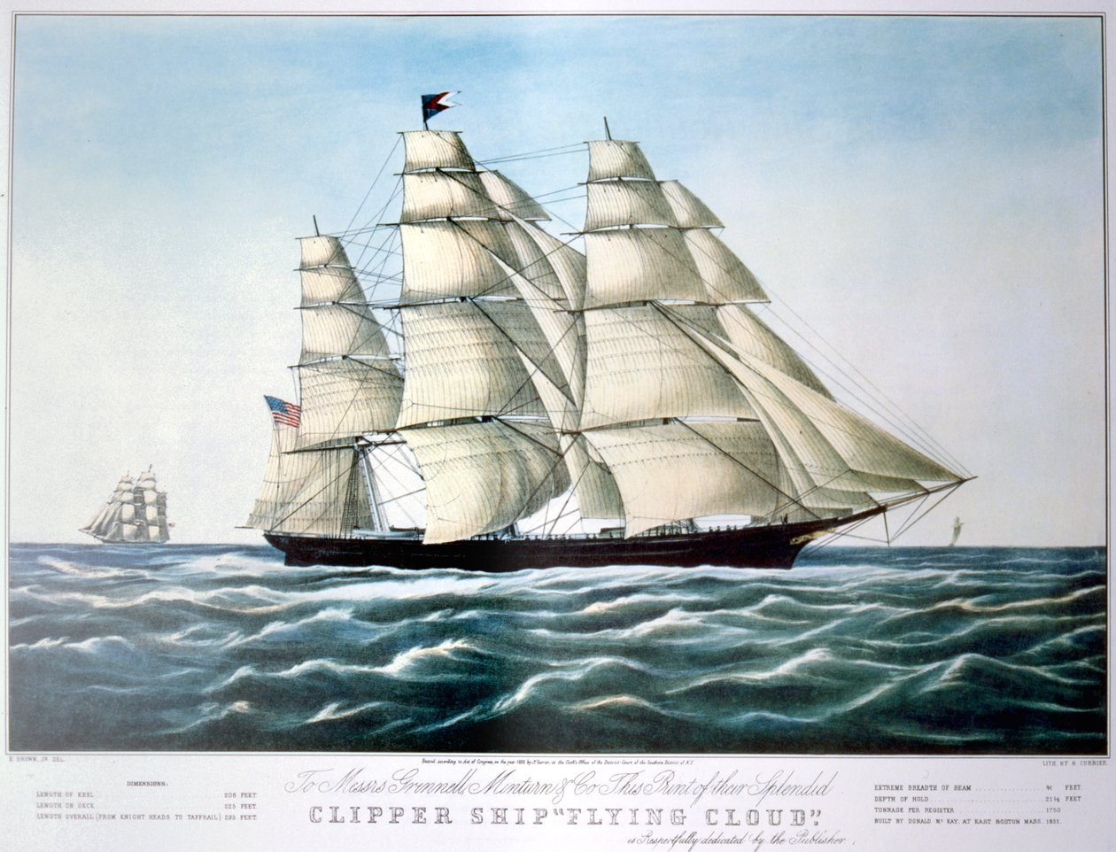 Clipper Ship Flying Cloud da E Brown Jr