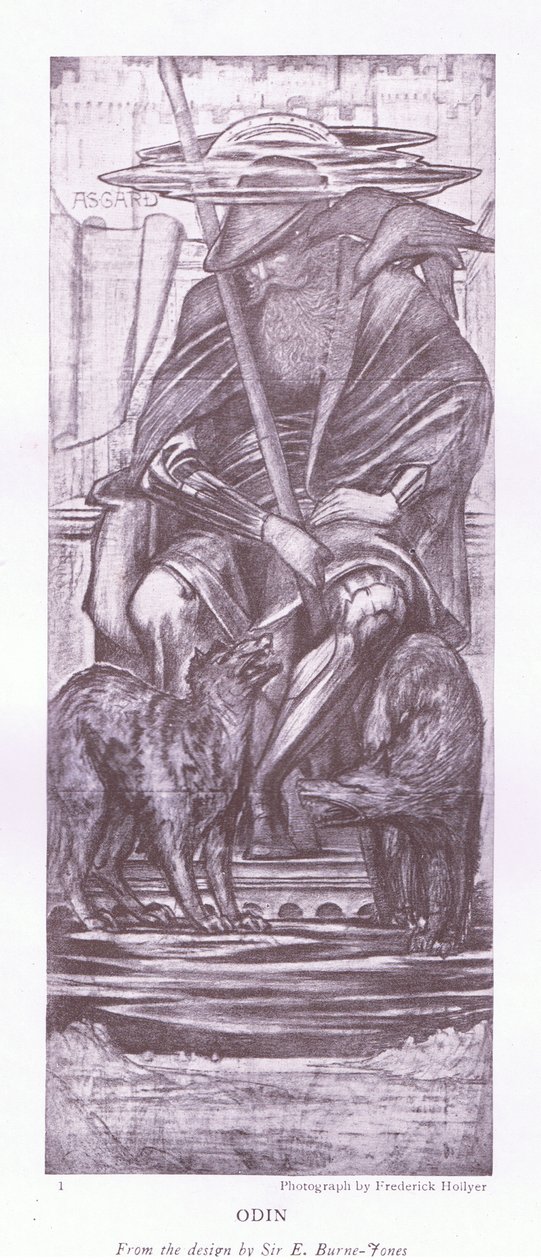 Odino - un disegno di E Burne Jones da E. Burne Jones