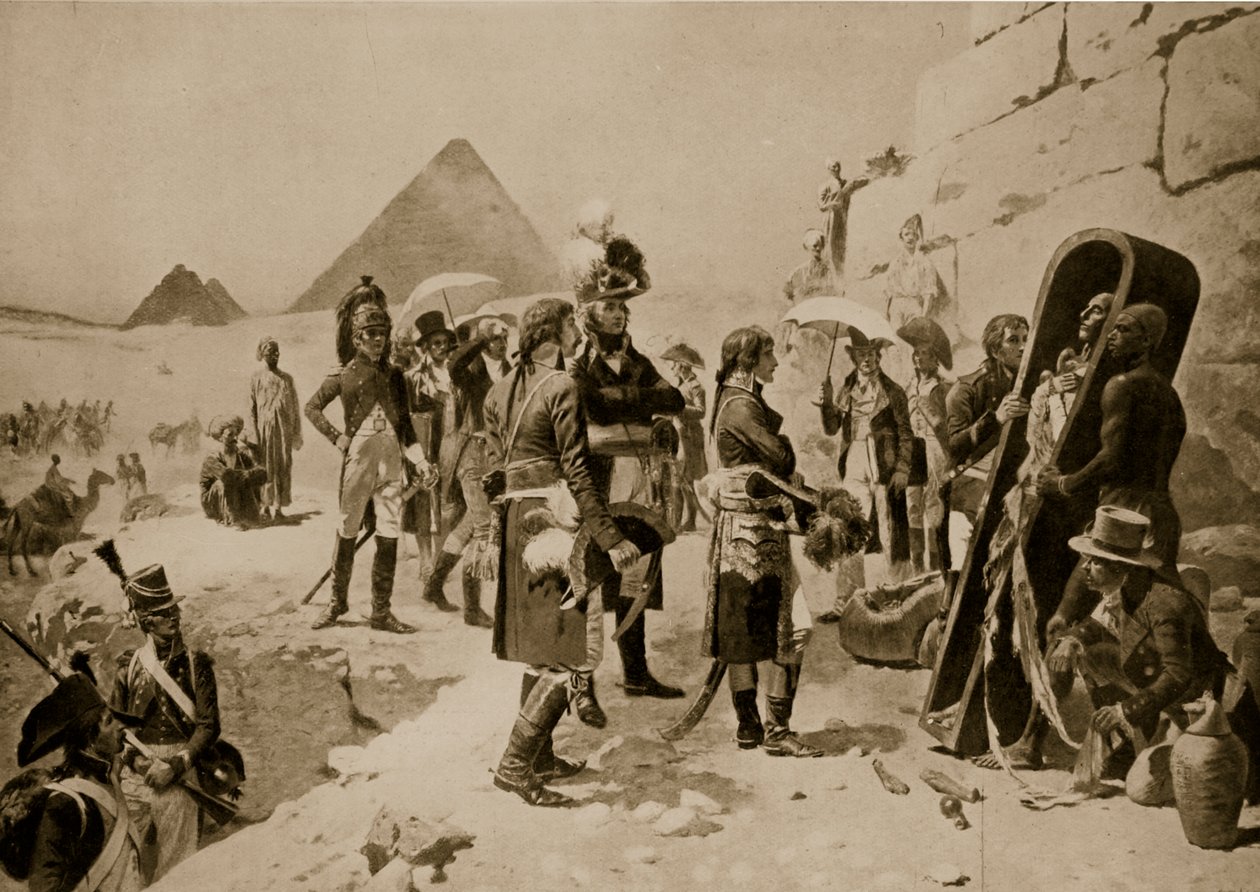 Napoleone in Egitto, illustrazione da 