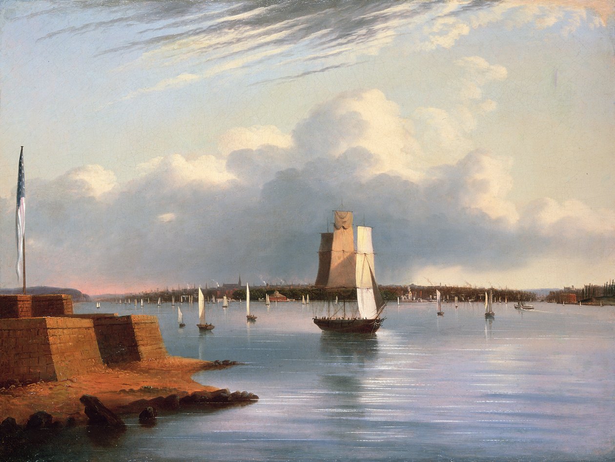 Porto di Baltimora, 1852 da E. G. Coates