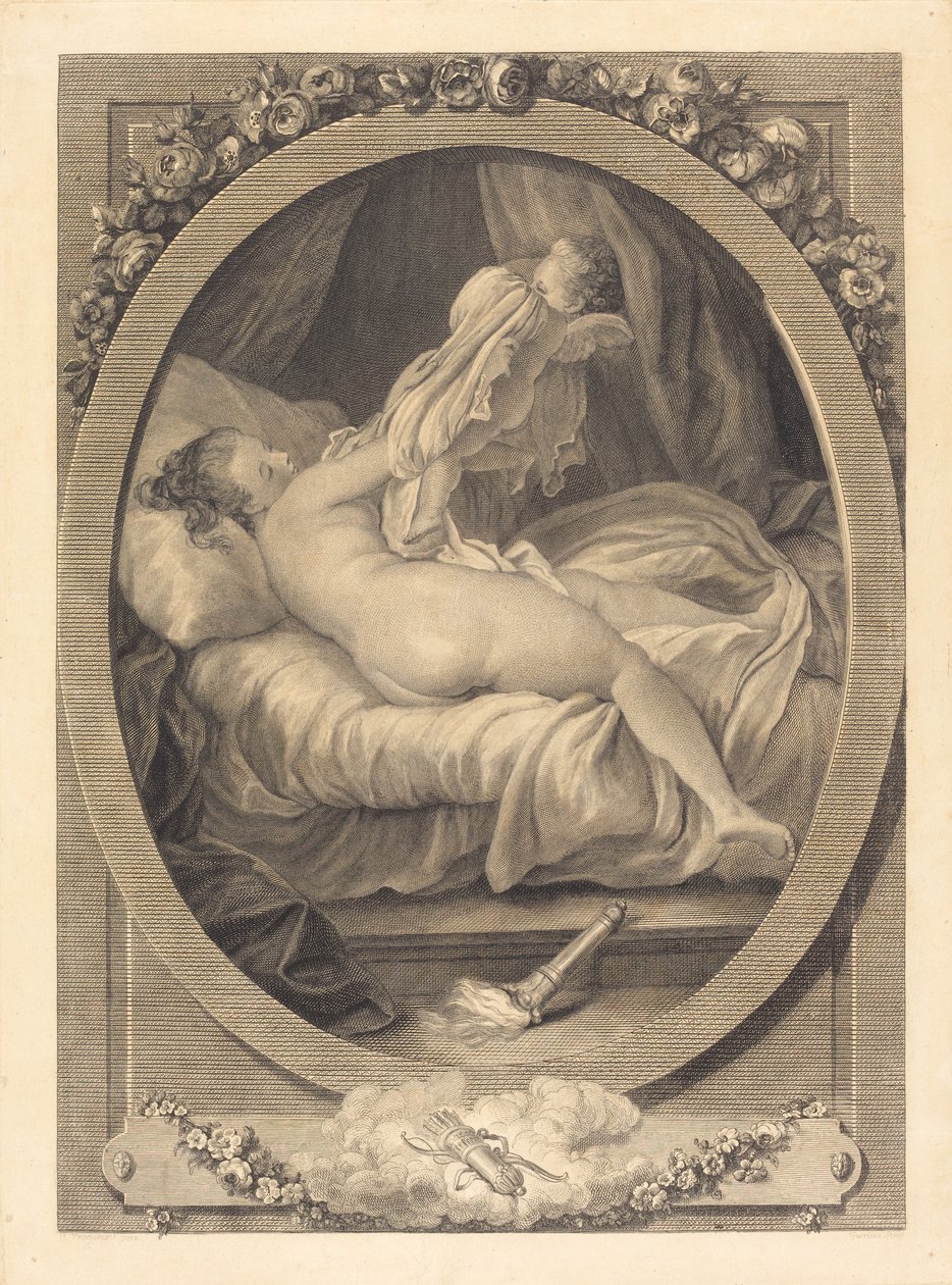 La camicia tolta da E. Guersant after Jean Honoré Fragonard