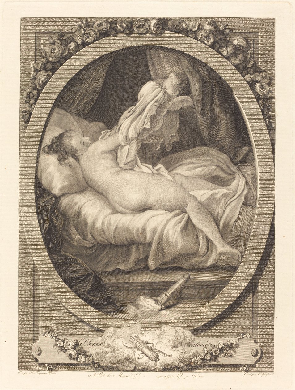 La camicia tolta da E. Guersant after Jean Honoré Fragonard