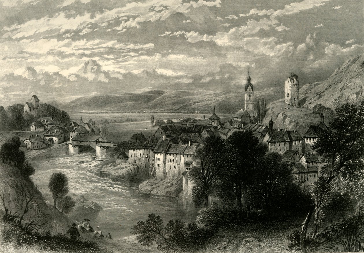 Laufenburg, c. 1872 da E I Roberts