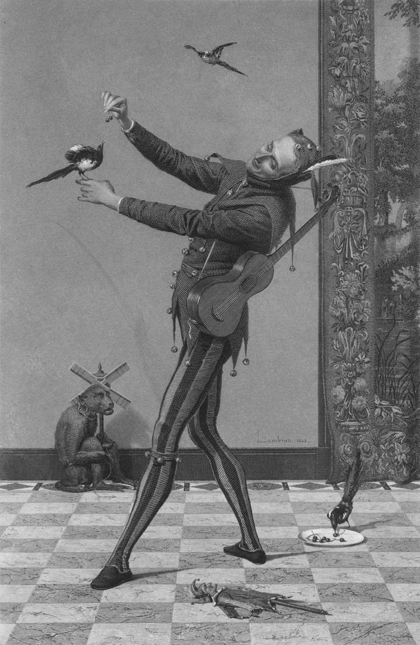 Il giullare, 1869 da E. Mohn