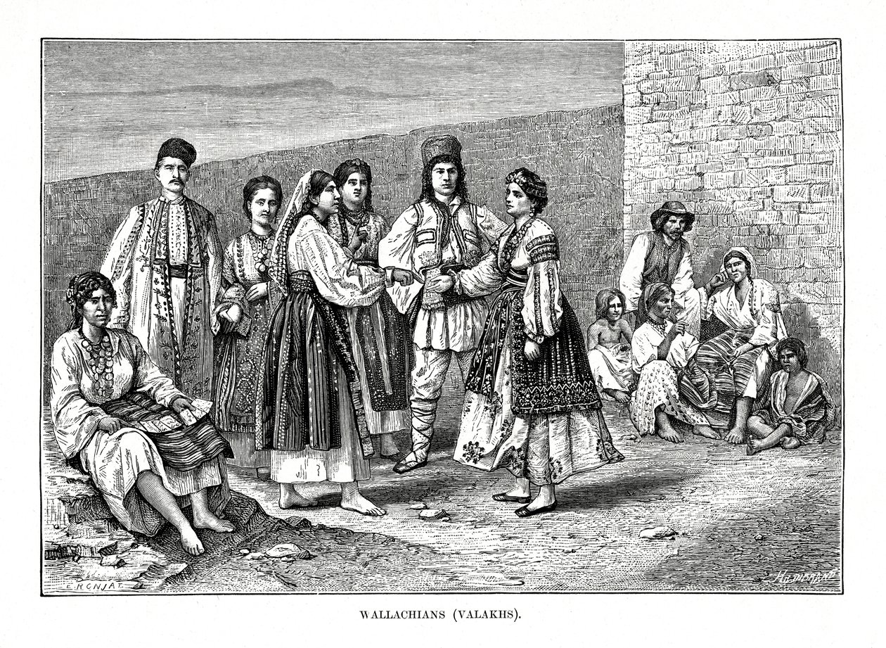 Valacchi, 1879 da Etienne Antoine Eugene Ronjat