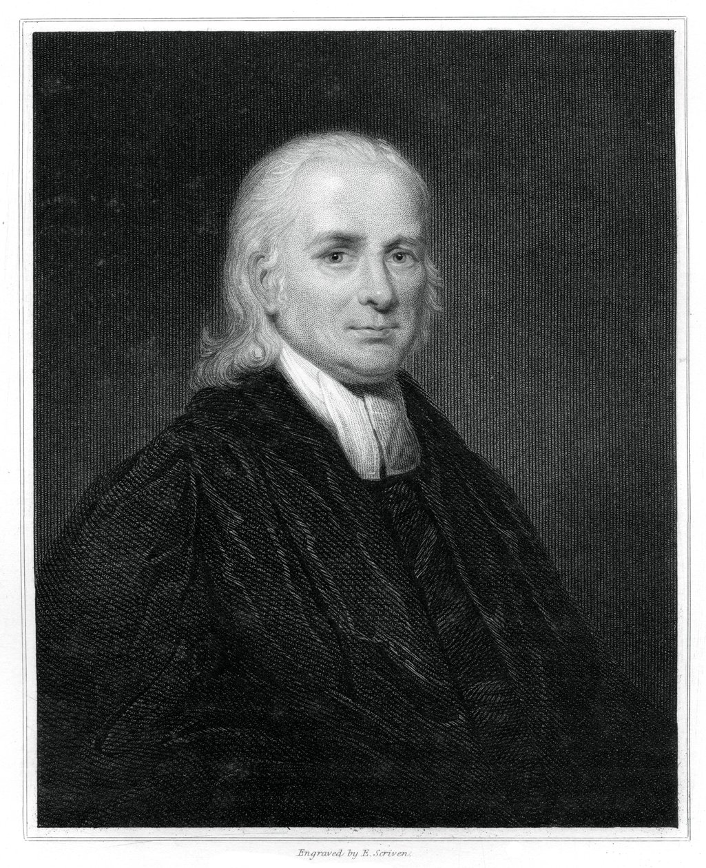 Christian Friedrich Schwarz, missionario protestante tedesco in India, 1834 da E. Scriven