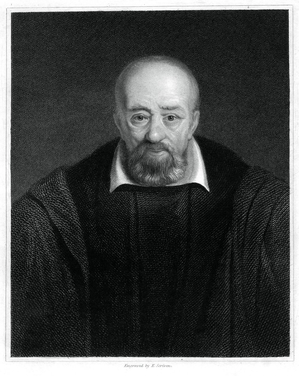 George Buchanan, storico e studioso umanista scozzese, 1833 da E. Scriven