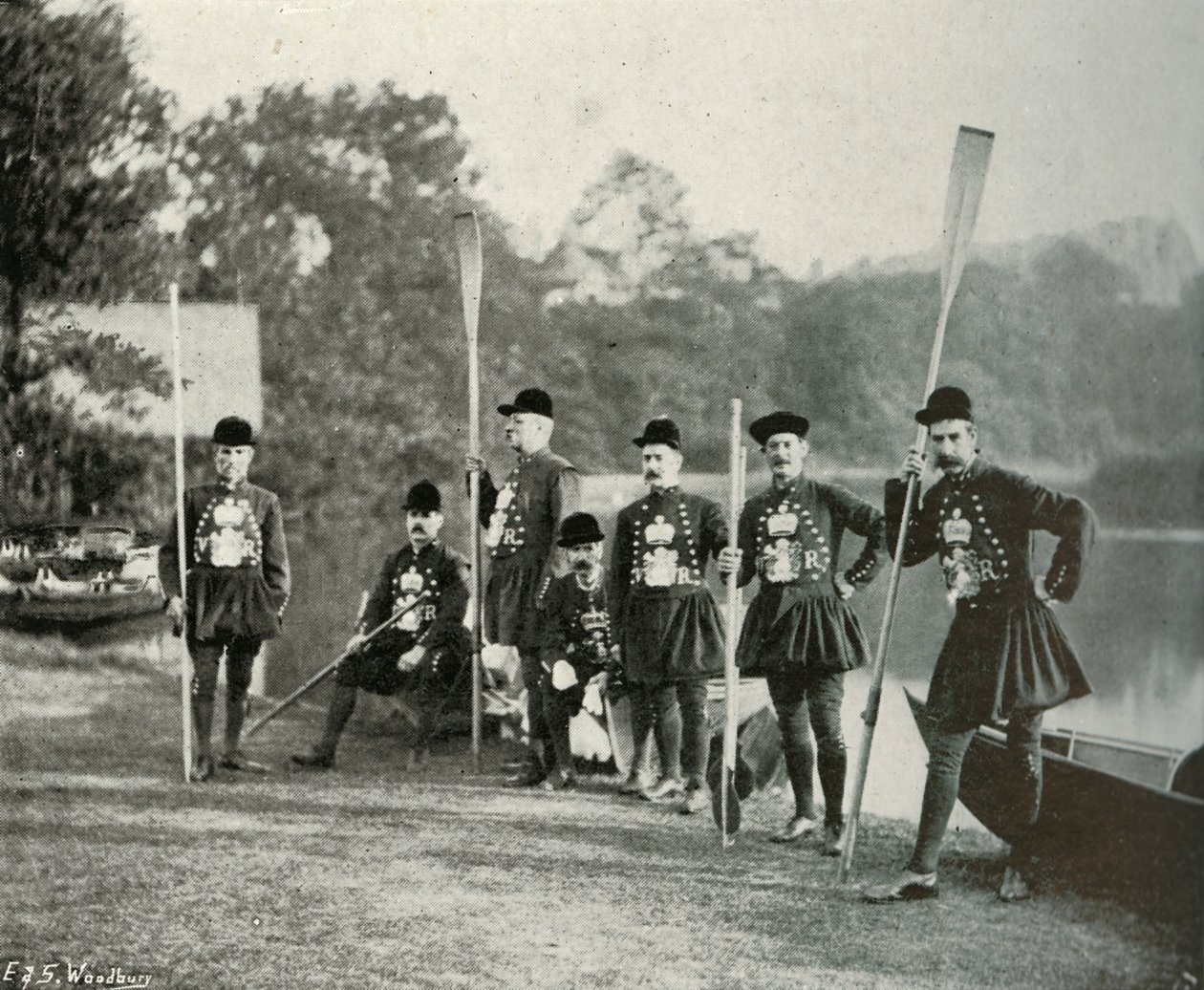 I barcaioli di Sua Maestà, c1897 da E. and S. Woodbury