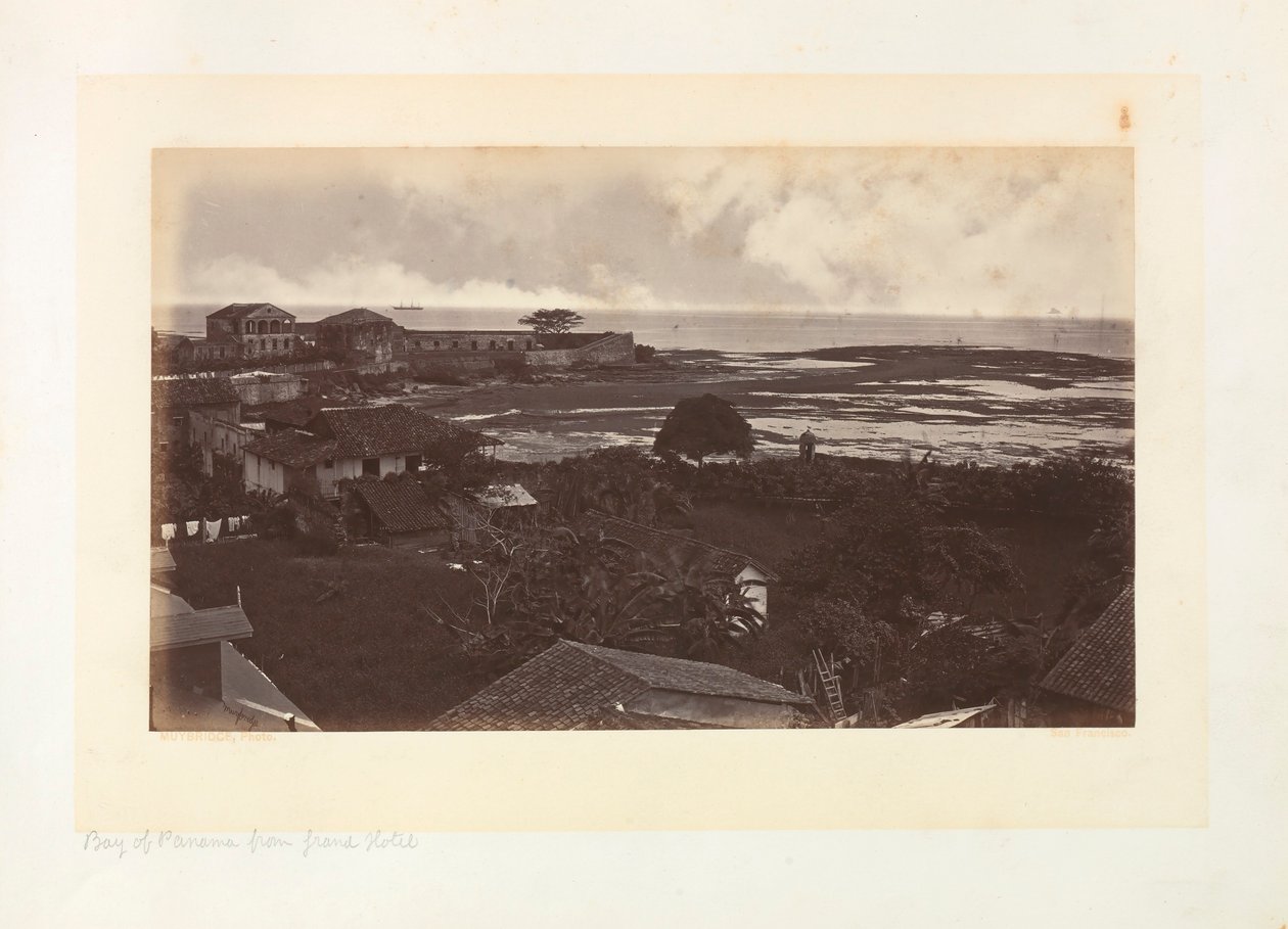 Baia di Panama dal Grand Hotel da Eadweard Muybridge