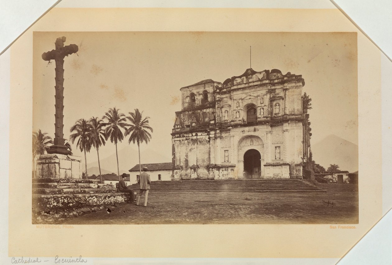 Cattedrale, Escuintla, Guatemala da Eadweard Muybridge