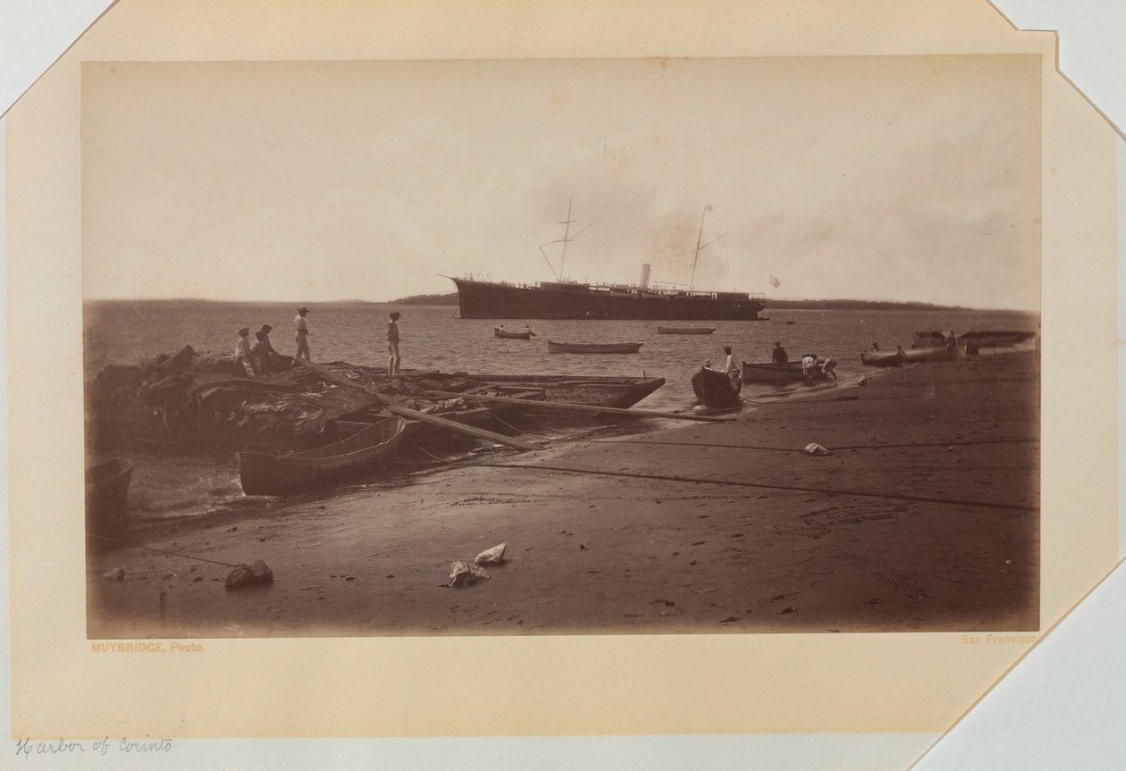 Porto di Corinto, Nicaragua da Eadweard Muybridge