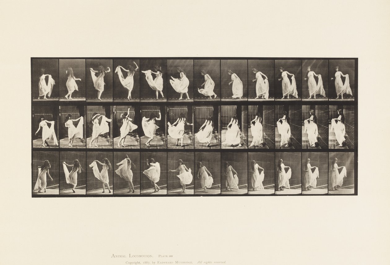Piatto 193. Ballando (fantasia) da Eadweard Muybridge