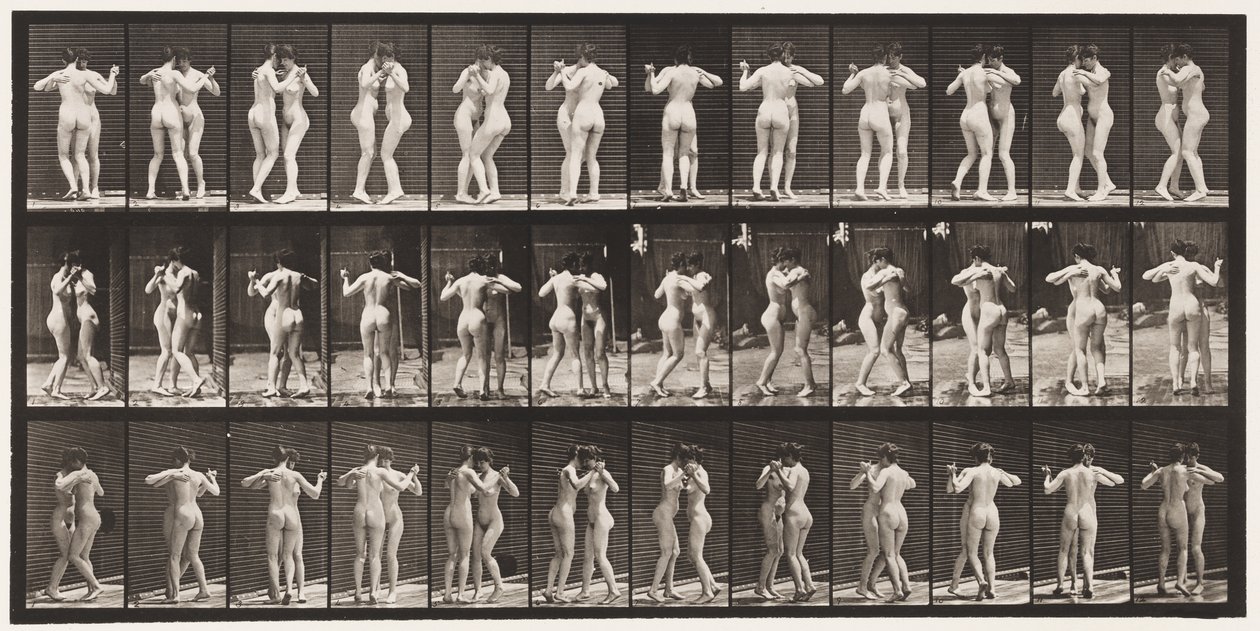 Piatto 196. Ballando il valzer, due modelli da Eadweard Muybridge