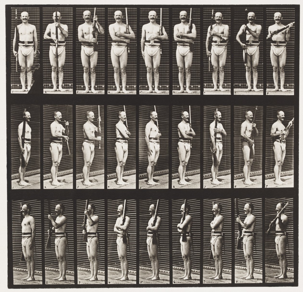 Supporto armi e armi portatili da Eadweard Muybridge