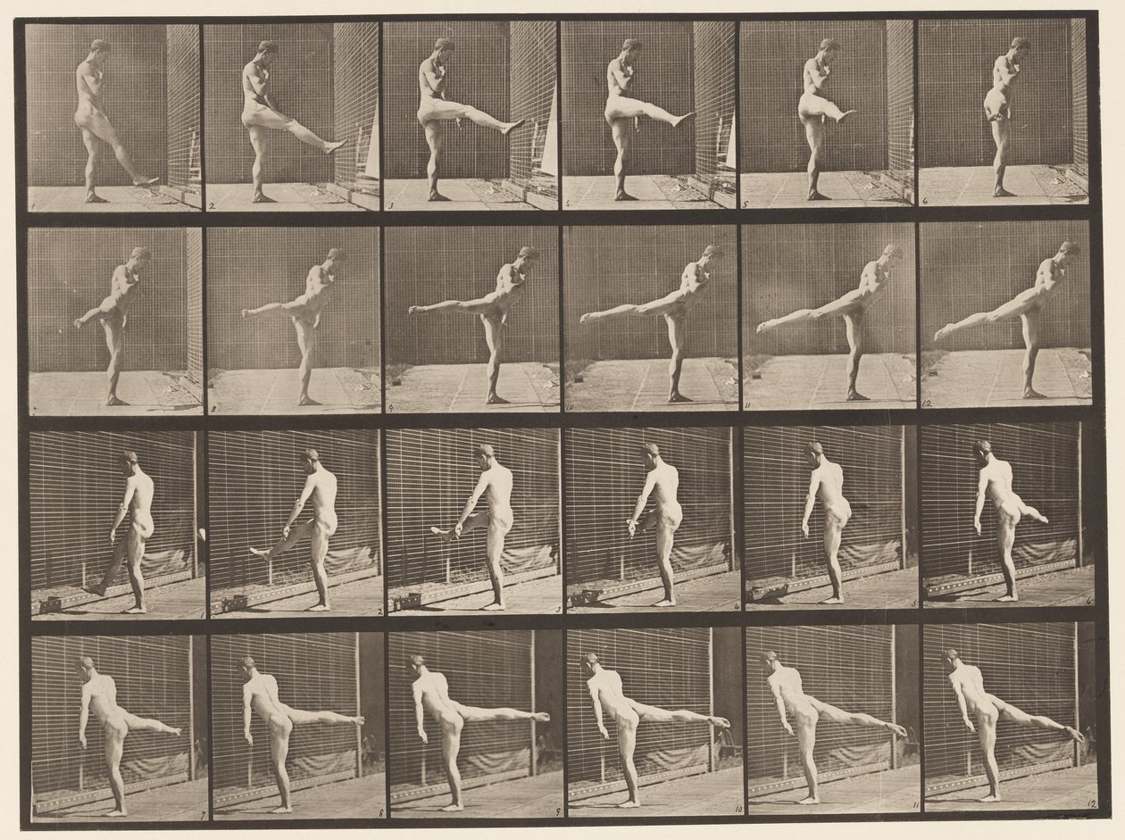 Tavola 370. Prima azione di balletto da Eadweard Muybridge