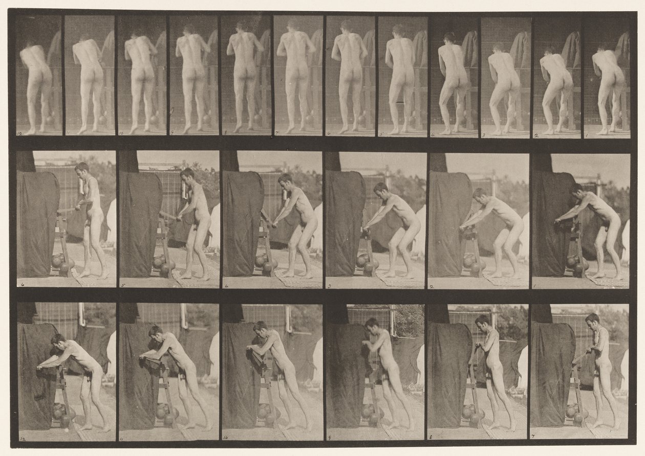 Tavola 394. Girare una manovella da Eadweard Muybridge
