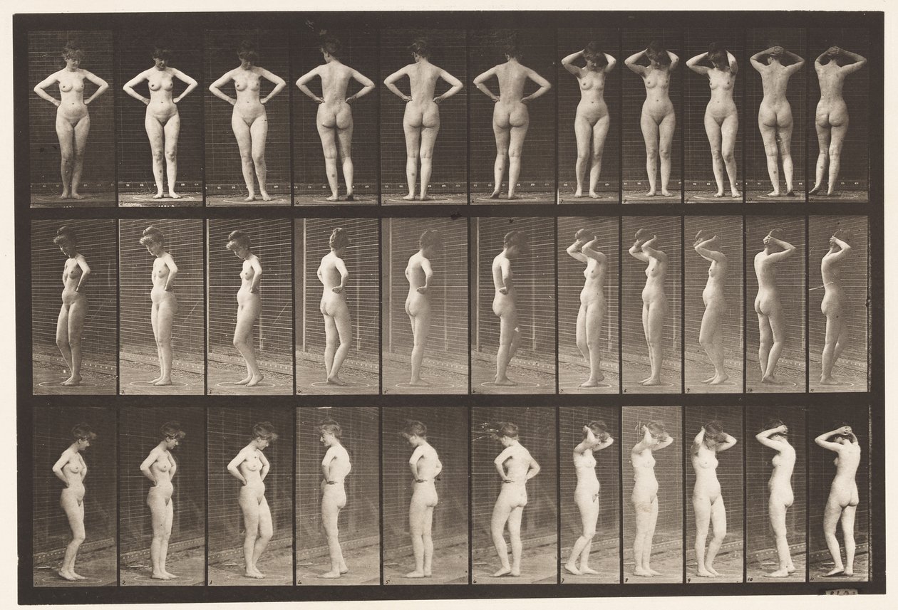 Tavola 531. Varie pose da Eadweard Muybridge