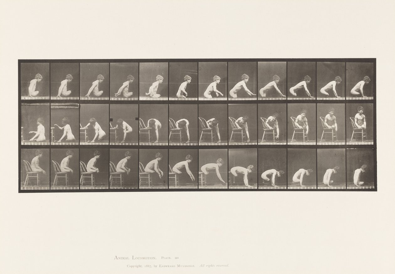 Tavola 538. Amputazione Doppia delle Cosce; Ragazzo; A, Movimento in Avanti da Eadweard Muybridge