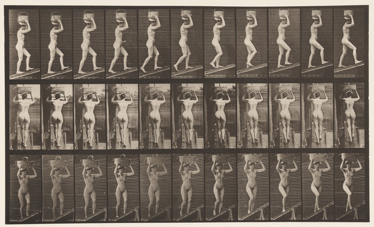 Tavola 80. Salire una pendenza da Eadweard Muybridge
