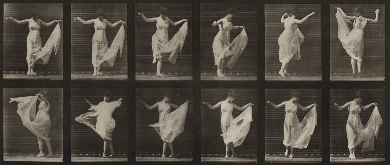 Tavola numero 187. Danza (di fantasia) da Eadweard Muybridge