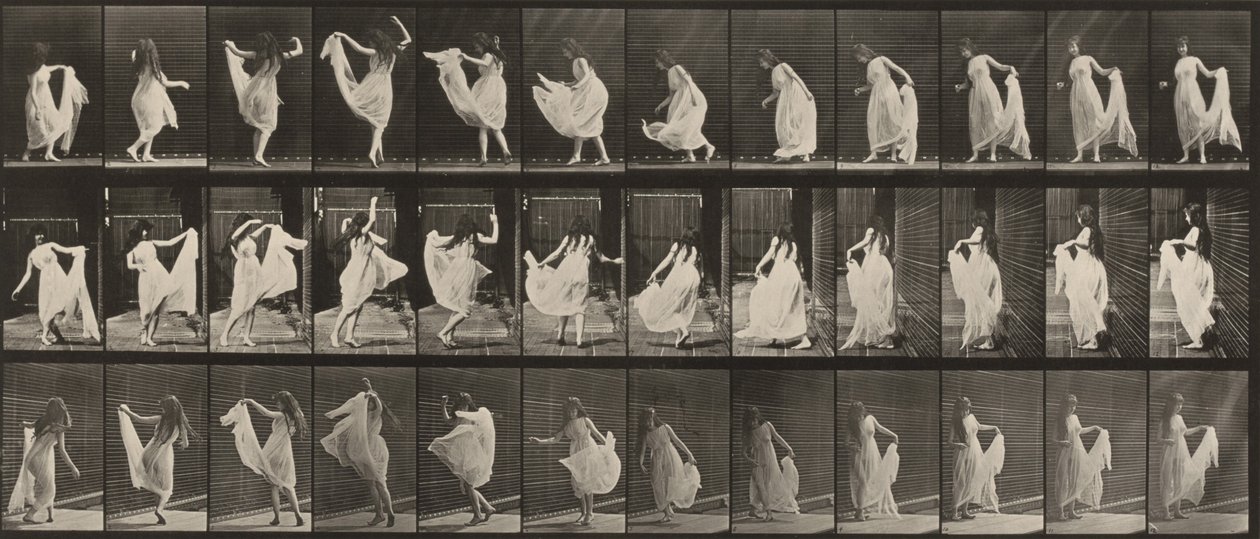 Tavola numero 193. Danza (fantasia) da Eadweard Muybridge