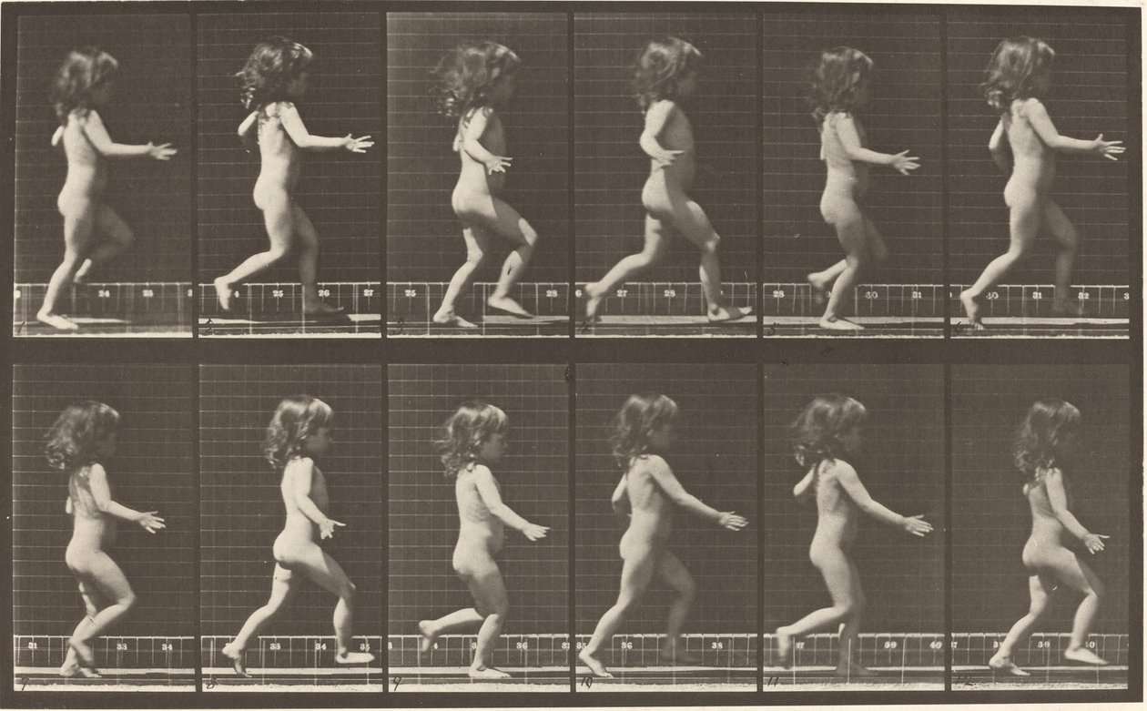 Tavola Numero 469. Bambino che Corre da Eadweard Muybridge