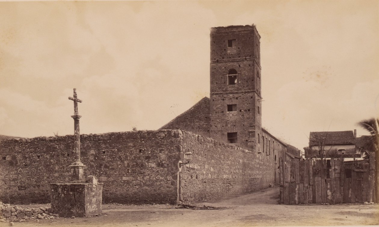 Rovine del convento di Las Monjas, Panama da Eadweard Muybridge