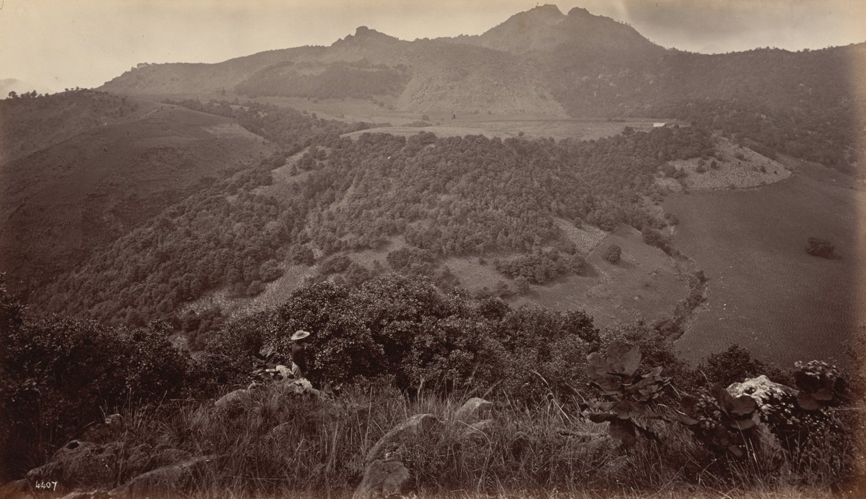 Vulcano Santa María, Quetzaltenango, Guatemala da Eadweard Muybridge