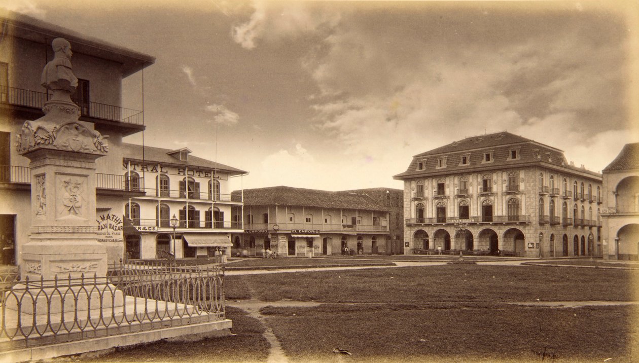 Il Plaza, Panama da Eadweard Muybridge