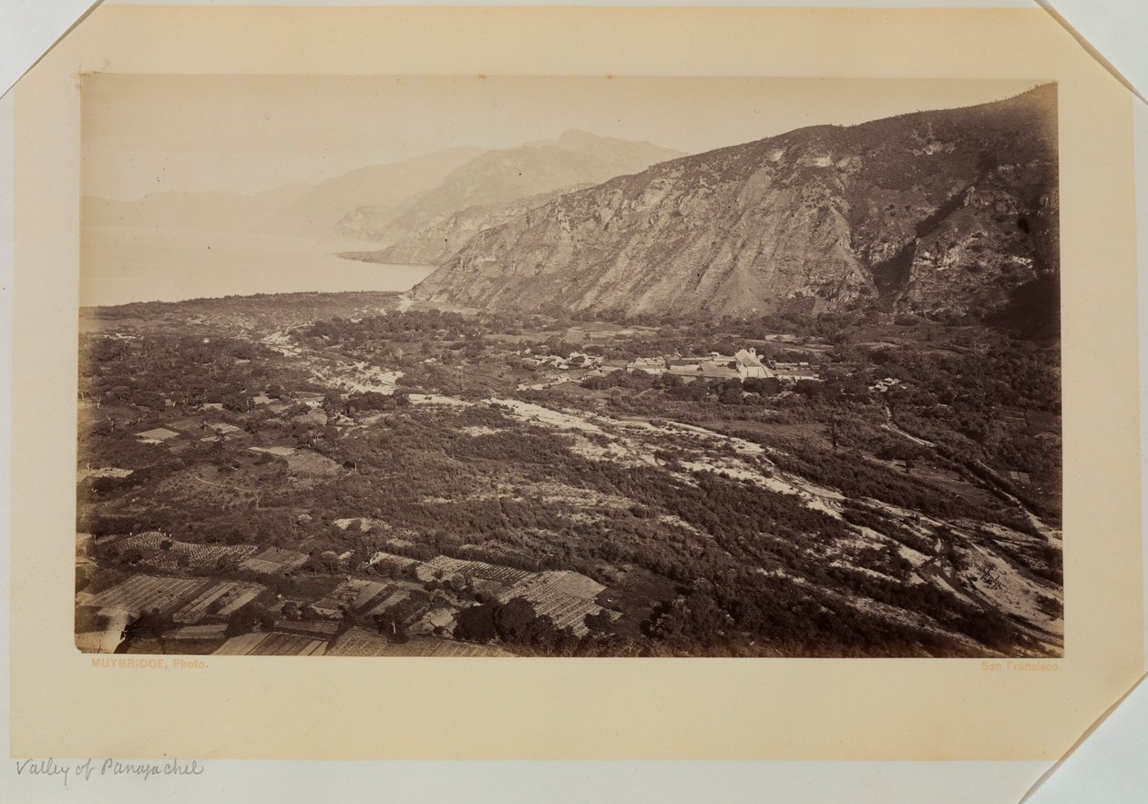 Valle di Panagachel, Guatemala da Eadweard Muybridge