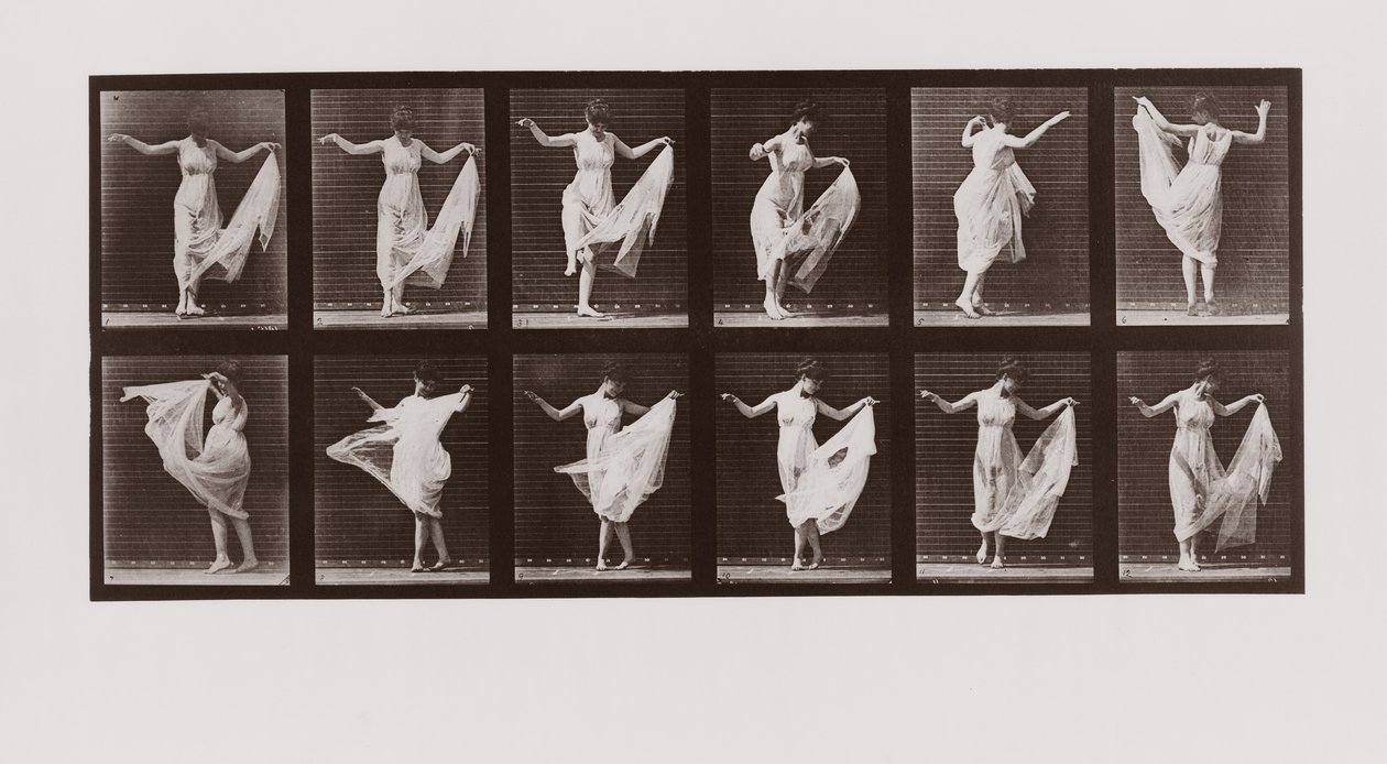 Donna che balla, Tavola 107 da Animal Locomotion da Eadweard Muybridge