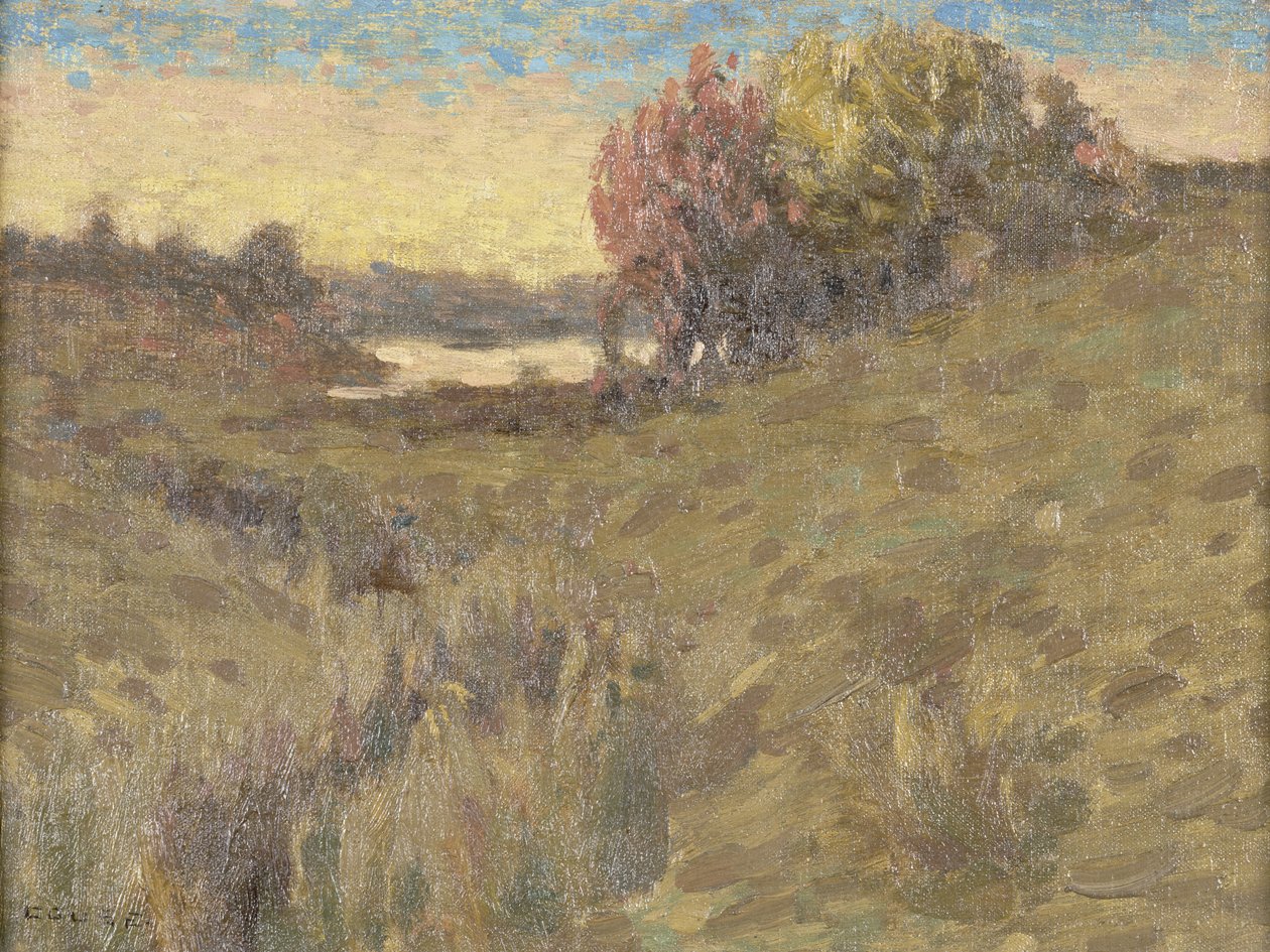 Paesaggio nord-occidentale con lago da Eanger Irving Couse