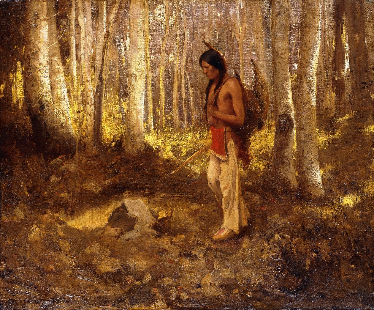 Cacciatore solitario da Eanger Irving Couse