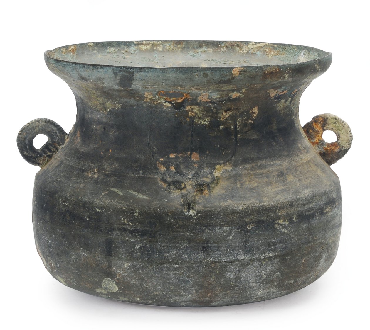 Grande calderone, Tardo Zhou Orientale, V-III secolo a.C. da Eastern Zhou Dynasty Chinese School