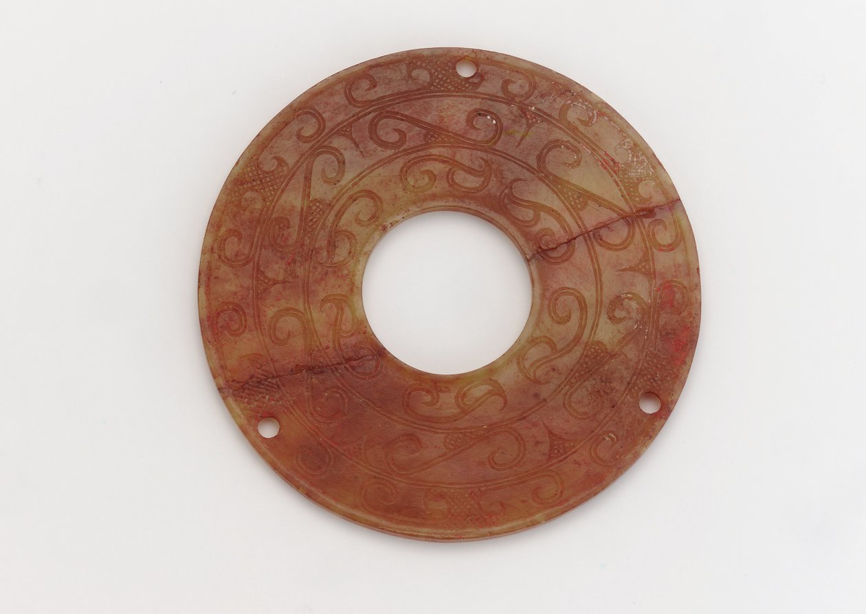Disco ornamentale, IV-III secolo a.C. da Eastern Zhou Dynasty Chinese School