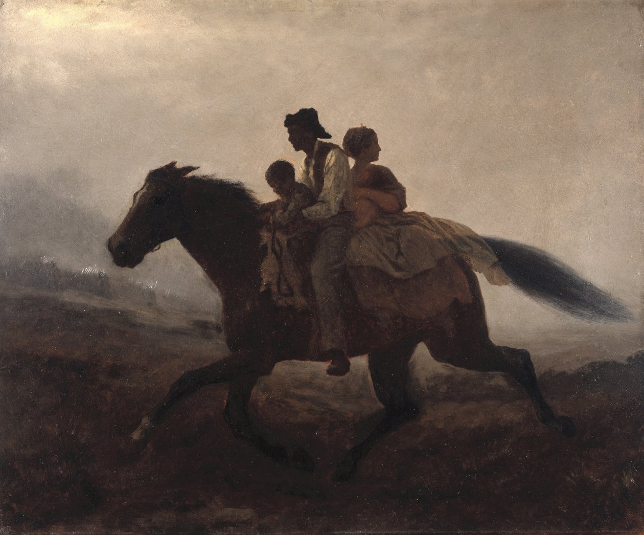 Una corsa per la libertà - Gli schiavi fuggitivi da Eastman Johnson