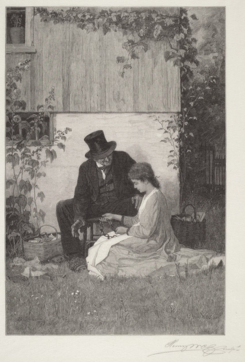 Un venditore ambulante del New England da Eastman Johnson