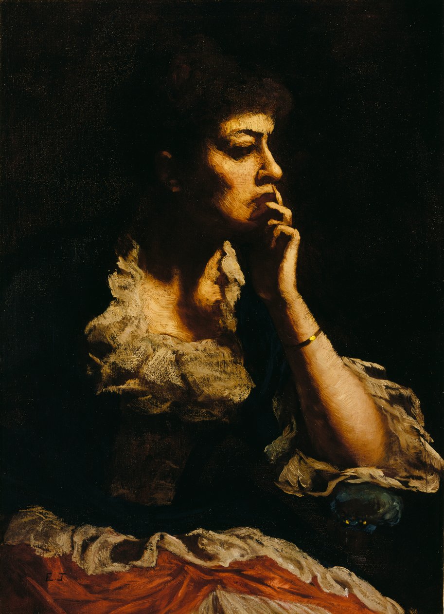 Ritratto di Mrs. Eastman Johnson, ca. 1888 da Eastman Johnson
