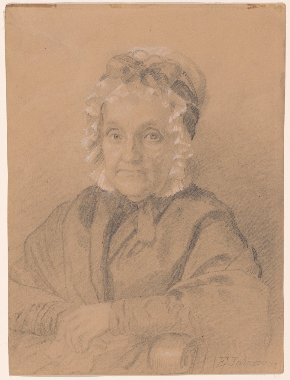 Ritratto di Mrs. Jeremiah Chandler da Eastman Johnson
