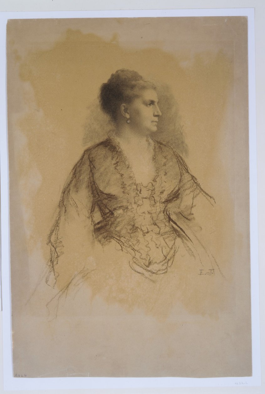 Ritratto di una donna da Eastman Johnson