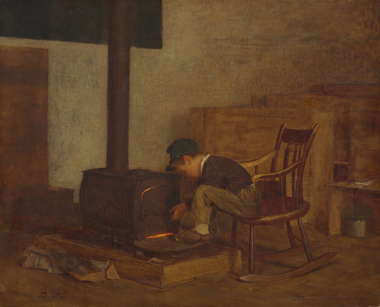 Il giovane studioso, c. 1865 da Eastman Johnson