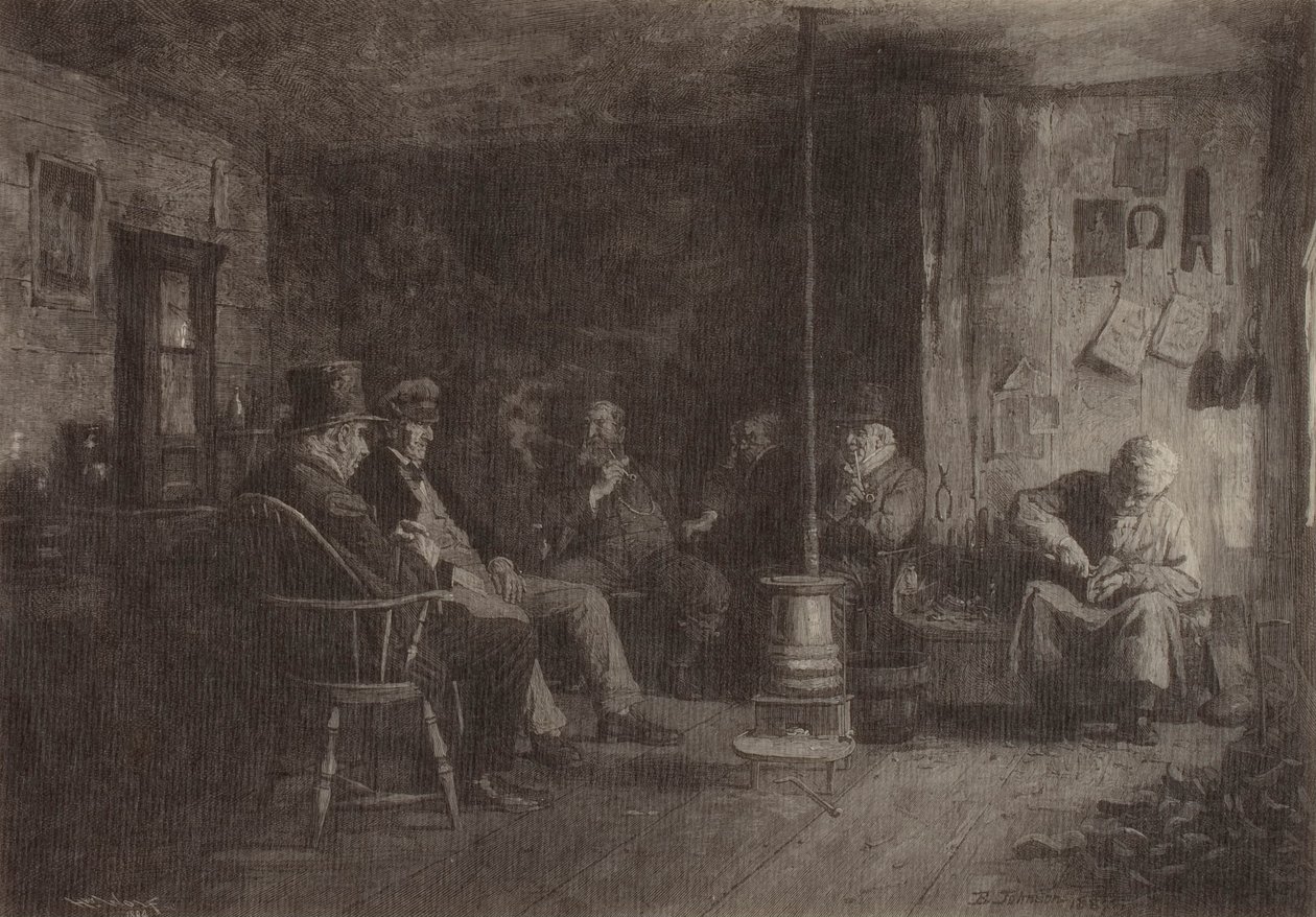 La Scuola di Filosofia di Nantucket da Eastman Johnson