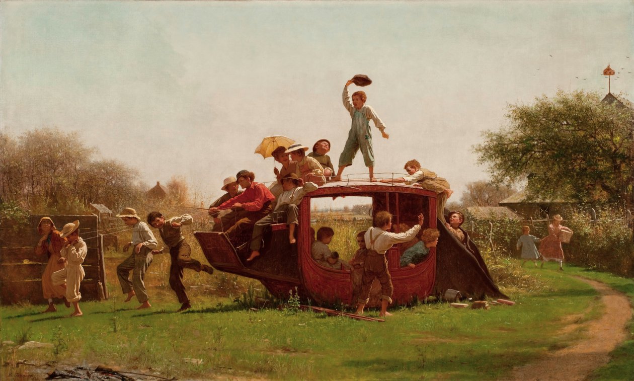 La vecchia diligenza da Eastman Johnson
