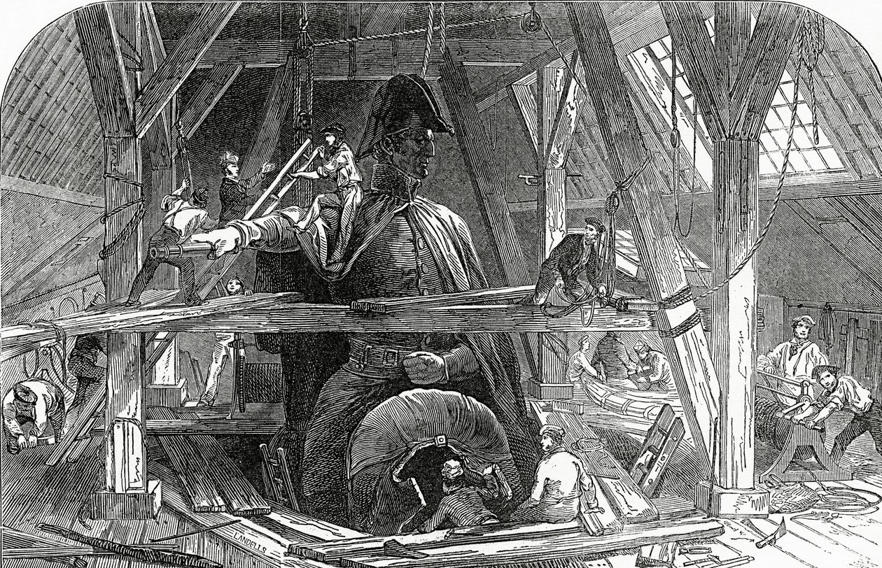 La fonderia di Mr Wyatt, pubblicato in The Illustrated London News, 11 luglio 1846 da Ebenezer Landells