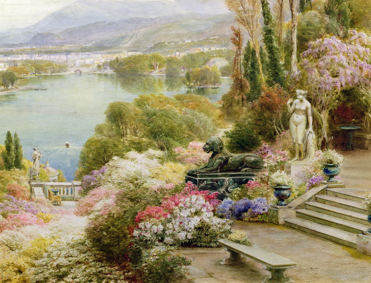 Lago Maggiore (dettaglio) da Ebenezer Wake Cook