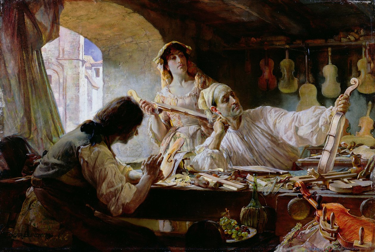 Antonio Stradivari, 1893 da Edgar Bundy