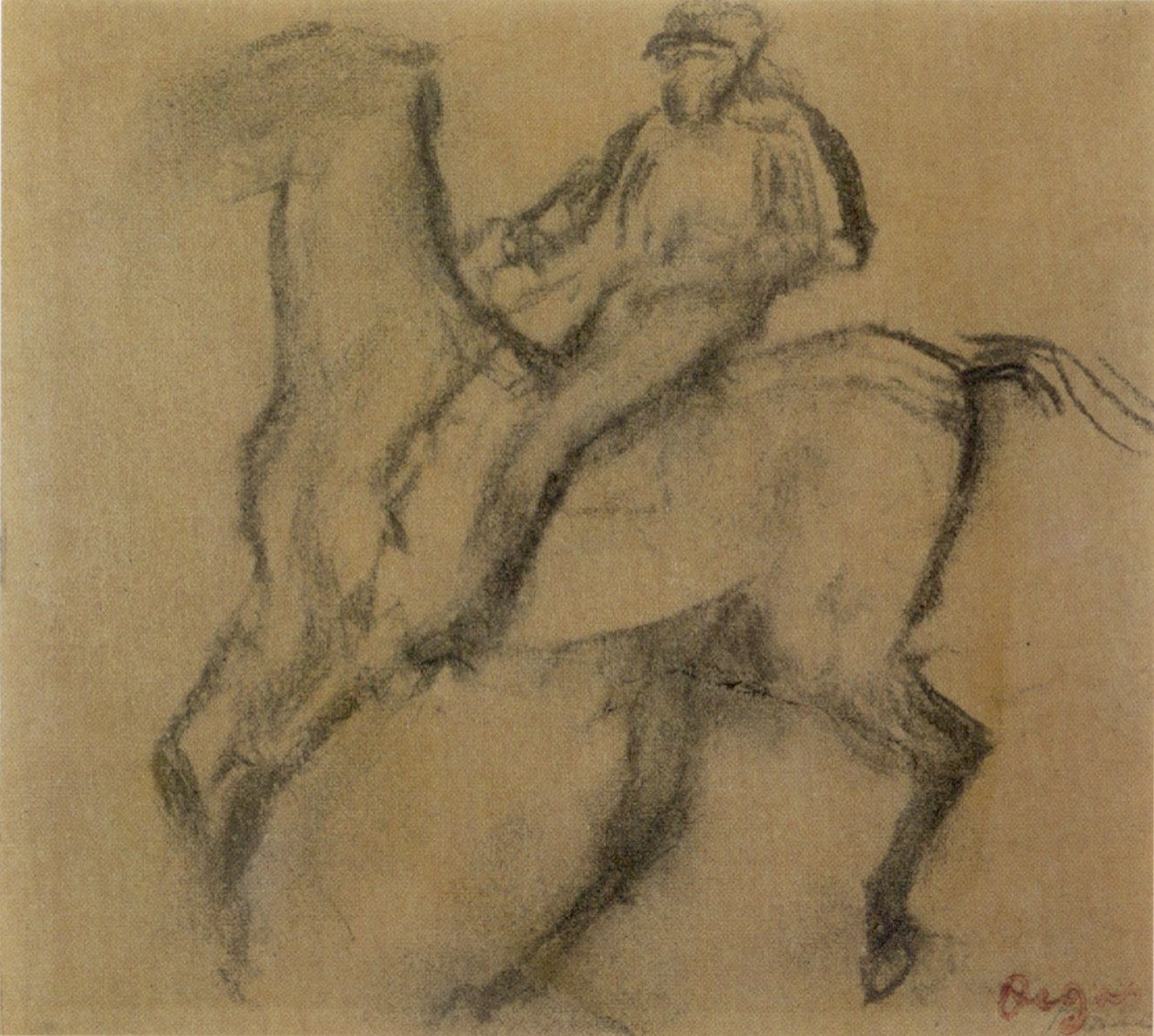 Fantino a cavallo da Edgar Degas