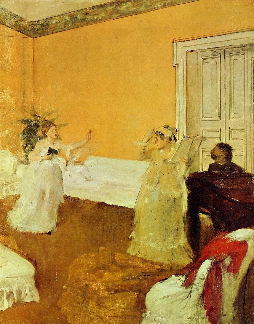 La prova della canzone da Edgar Degas