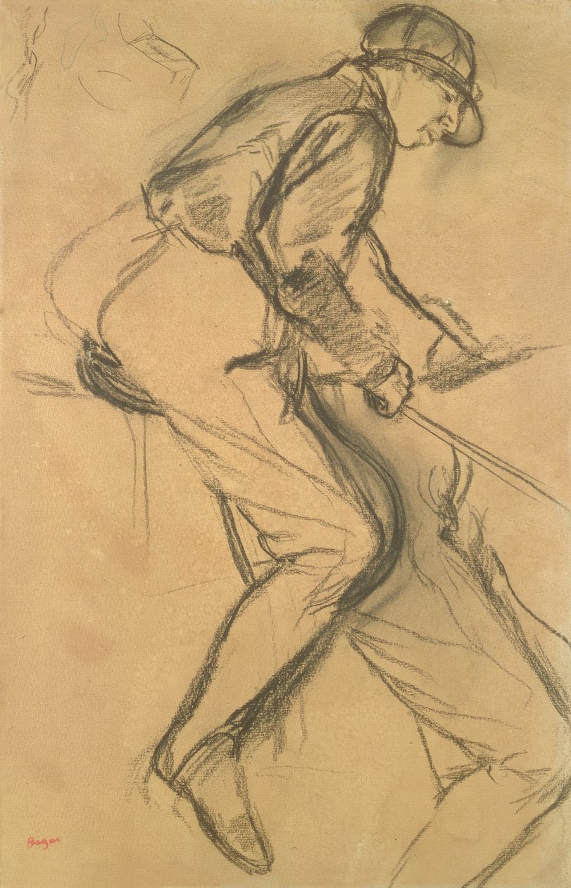 Un fantino, XIX secolo da Edgar Degas
