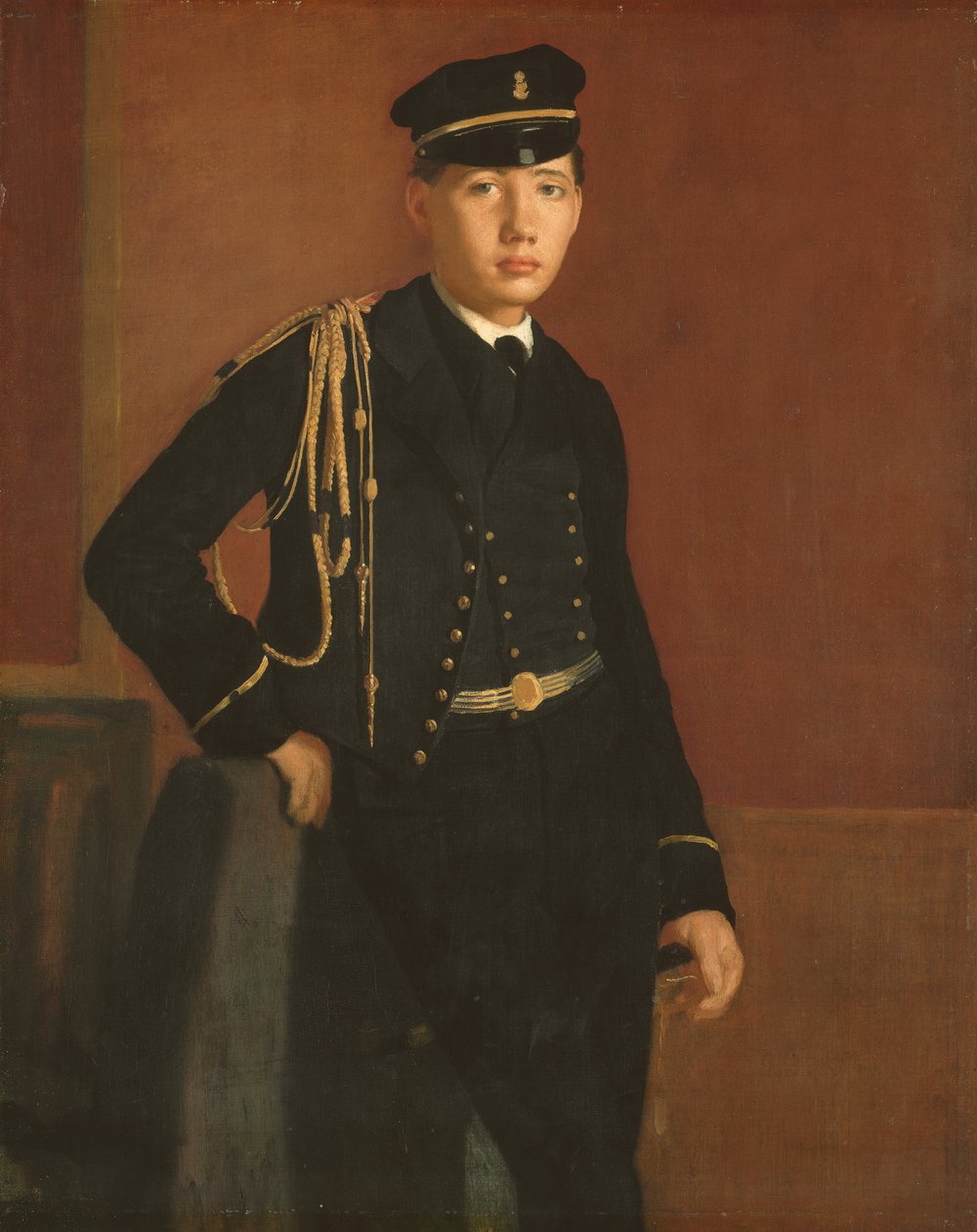 Achille De Gas in uniforme da guardiamarina, 1856-7 da Edgar Degas